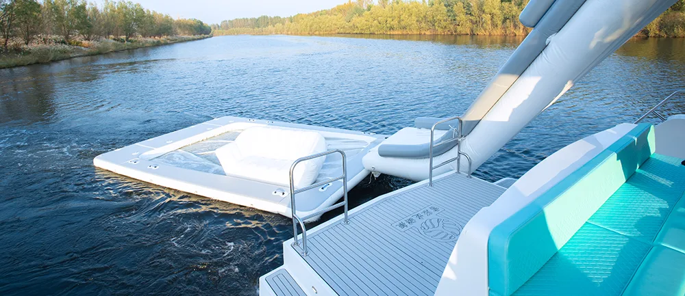 Enclosed Luxury Party Yacht