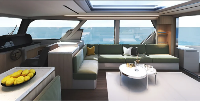 Enclosed Luxury Party Yacht