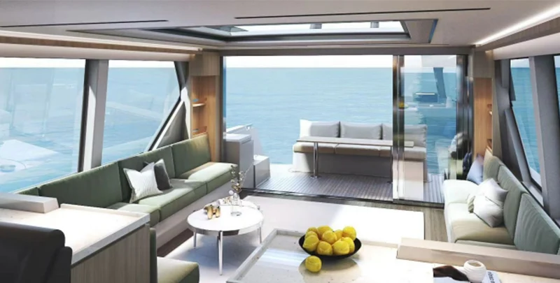 Enclosed Luxury Party Yacht